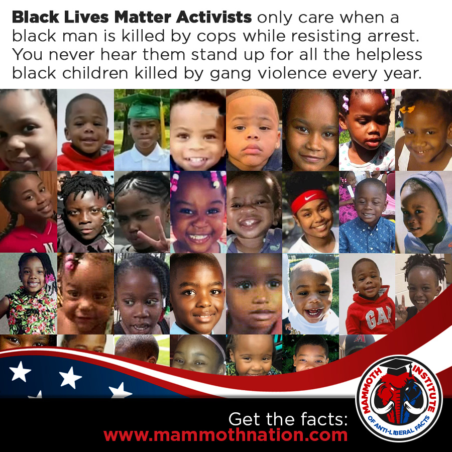 BLM ignores black Children Dying
