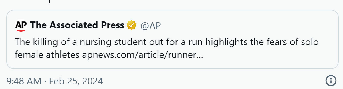 The Associated Press Tweet Screenshot