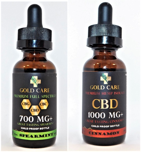 High quality CBD products from veteran owned Gold Care CBD