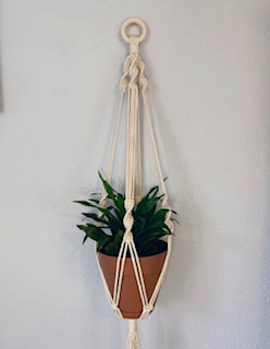 Handmade macrame pieces from So Knot Crazy