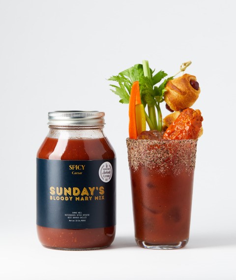 Delicious flavor made in America by Sunday's Bloody Mary Mix