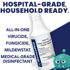 BenzaRid medical-grade disinfectant from woman and veteran owned Bio-Dome Group