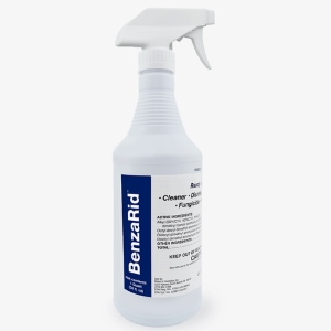 BenzaRid medical-grade disinfectant from woman and veteran owned Bio-Dome Group!