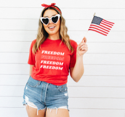 patriotic apparel from Brave and Beuatiful Apparel
