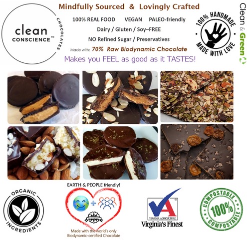 Discounted high quality healthy snacks from Clean Conscience Chocolates