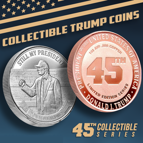 quality coins with the likeness of PResident Trump