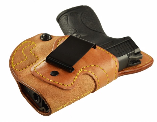 Custom holsters, magazine carriers, and gun belts made in America by High Noon Holsters