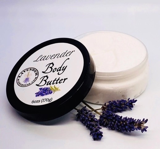 Lavender body butter from The Lavender Warehouse