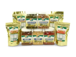 A variety of healthy food options from Mother Earth Products