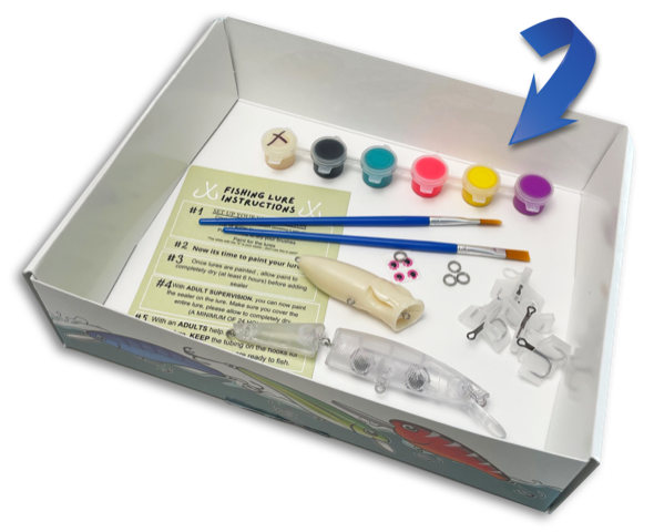 personal fishing lures with The Create-A-Lure from Northern Lights Toys