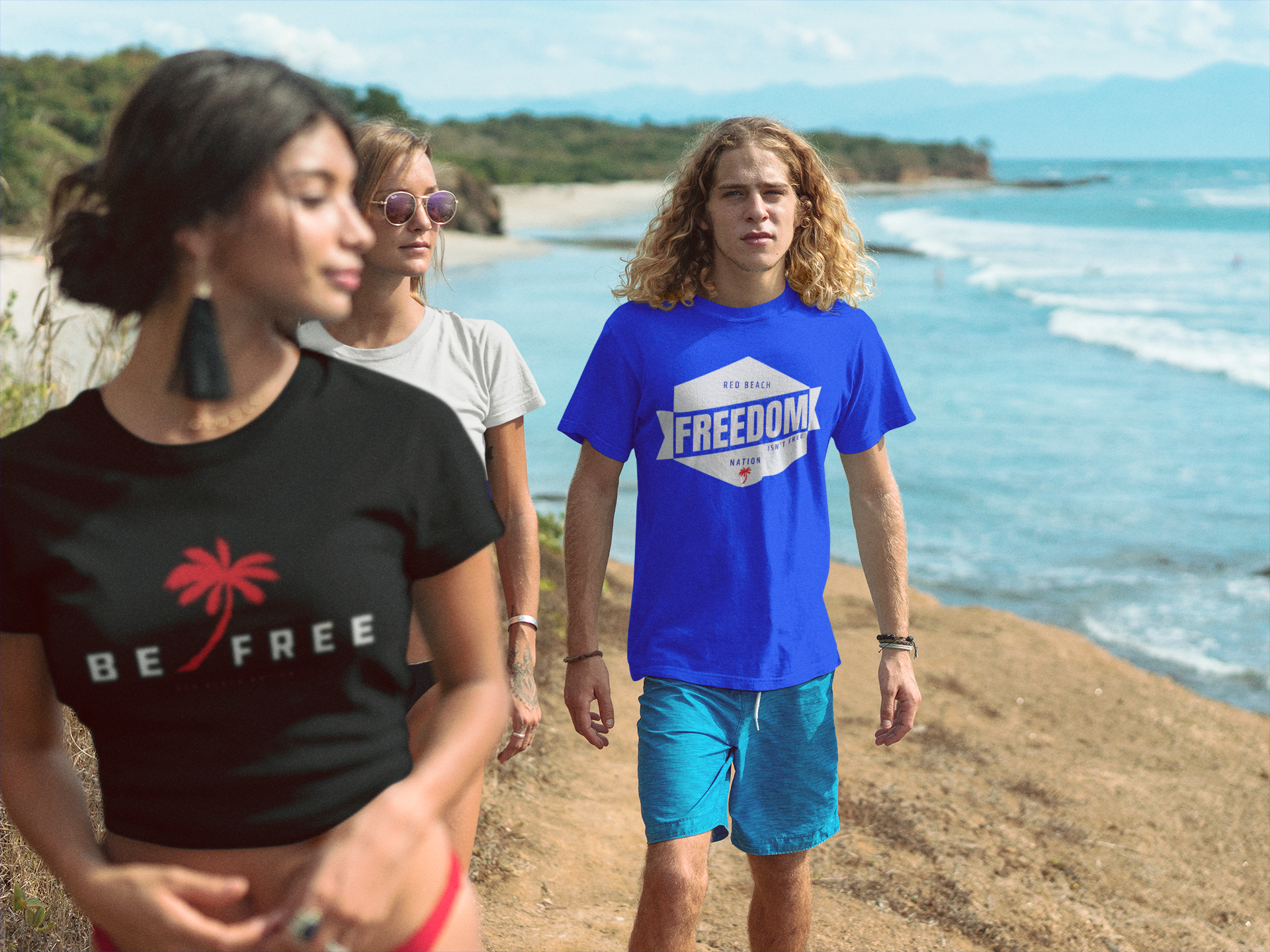 onservative apparel and beachwear for freedom loving Americans from Red Beach Nation