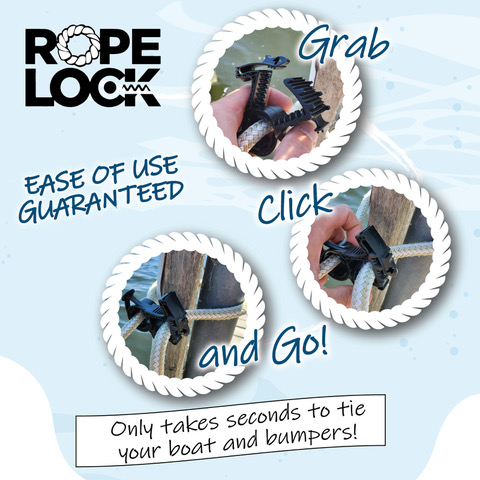 easy to use rope fastener from Rope Lock
