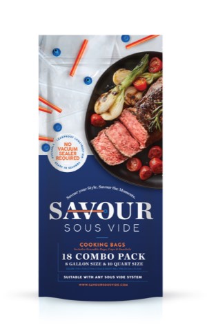 easy to use versatile cooking bags from Savour Sous Vide