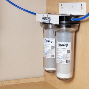 The under sink water treatment system from Sentry H2O