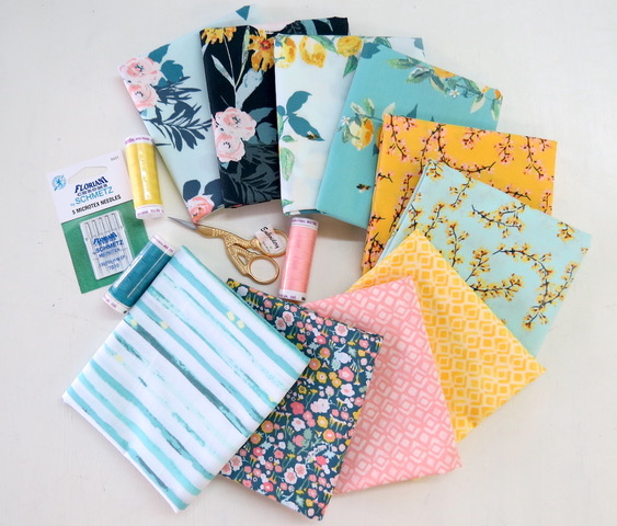 A variety of fabrics from Sew and Sews Place