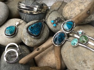 American made sterling silver and stone pieces handcrafted by Summer Joy Silver