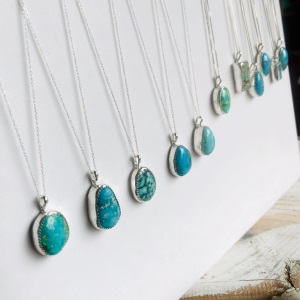 American made sterling silver and stone pieces handcrafted by Summer Joy Silver