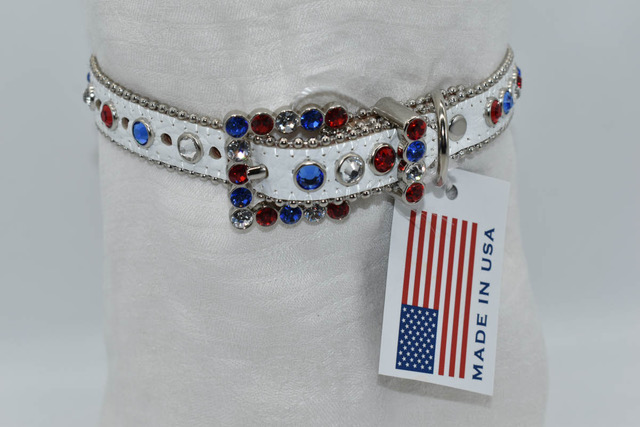 Elegant Swarovski Crystal Dog Collars from USA Dogs