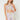 Pastel Marble Cross-Over Halter Crop Top Made in USA