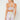 Pastel Marble Cross-Over Halter Crop Top Made in USA