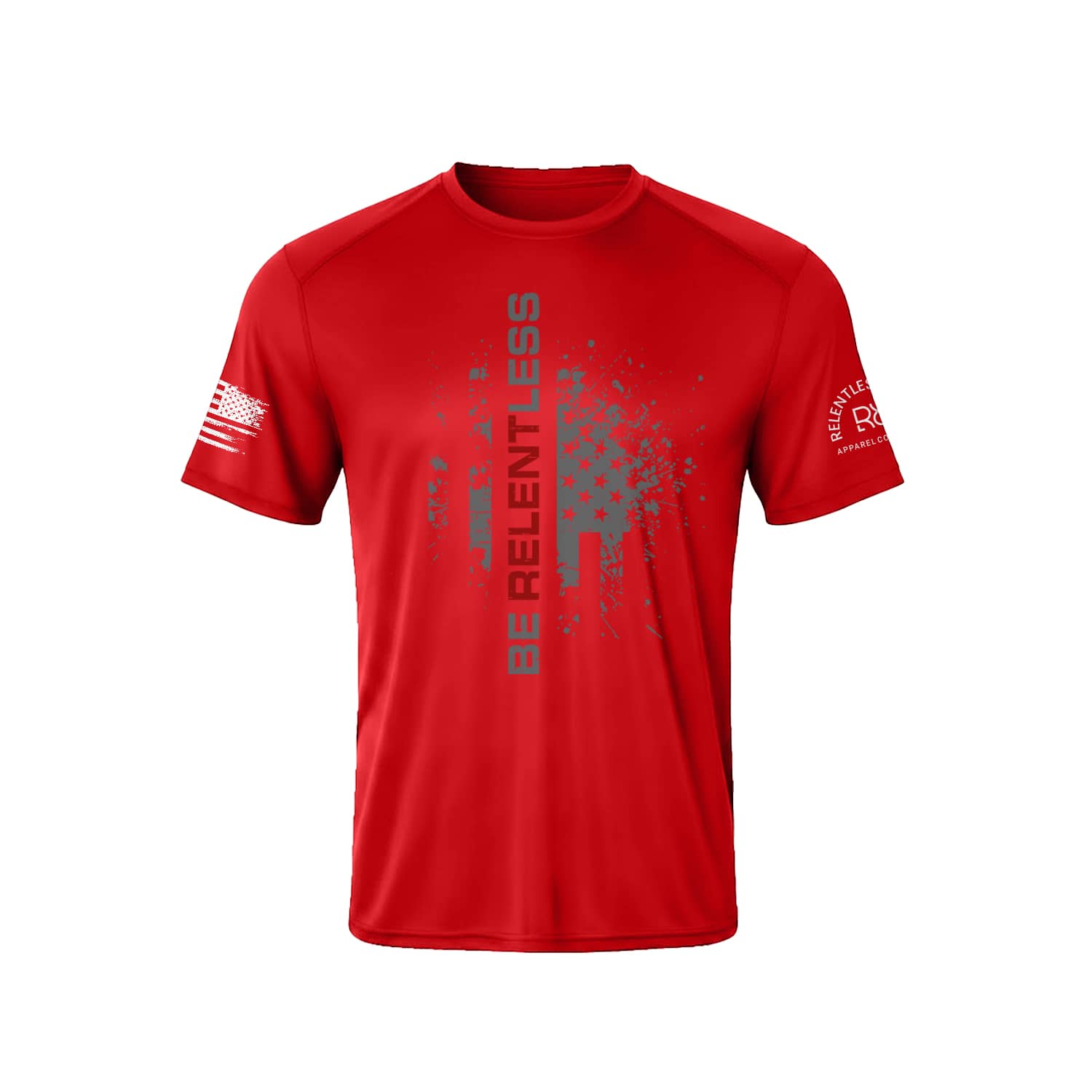Relentless R Be Relentless | R | Front | Men's Dry Fit Short Sleeve | UPF50 ...