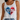 1776 Paint Splatter Heart American Flag Graphic Tank Top in White