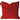 Hot Cherry Square Pillow in Plush Red Ultra-Suede