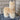 17" Standing Fur Alpaca Toy