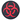 Round Biohazard - Red - PVC Patch