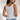 1776 Paint Splatter Heart American Flag Graphic Tank Top in White