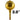 3 Inch Anodized Aluminum Gold Flagpole Ball Topper