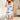 Baha Ranch Ranch Life White Pajama Lounge Tank Shorts Set Made in America