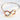 Copper Silver Turquoise Crystal Double Infinity Bangle