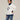 Navy Trim Christmas Bow Women's Mock Neck Sweatshirt | Made in USA