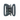 #B3304 - 1 3/4" Fixed Cobra Buckle Anodized Matte Black