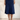 Ashville Versatile Cotton Skirt in Dark Denim
