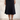 Ashville Versatile Cotton Skirt Black Denim
