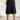 Ashville Versatile Cotton Skirt Black Denim
