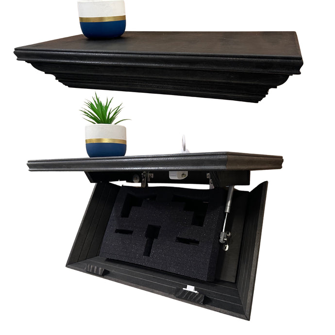 Hidden Gun Storage, Gun Storage Concealment Shelf - Secure Hidden Comp ...