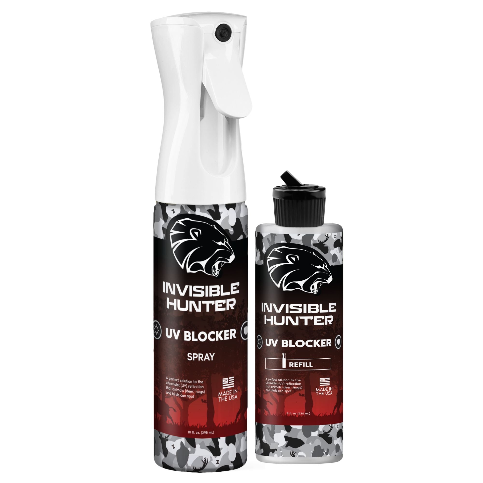 Invisible Hunter UV Blocker Spray + Refill – Mammoth Nation