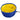 Travel Packable Dog Bowl - Blue and Yellow