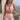 Pink Houndstooth Zip Bra Made in USA