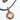Handmade Copper Wire Braided Bail Gemstone Necklace