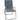 Black and White Stripe Classic Lawn Chair
