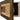 American Flag & Patriotism Decorative & Secure Wall-Mounted Gun Cabinet (Jacobean & Natural)