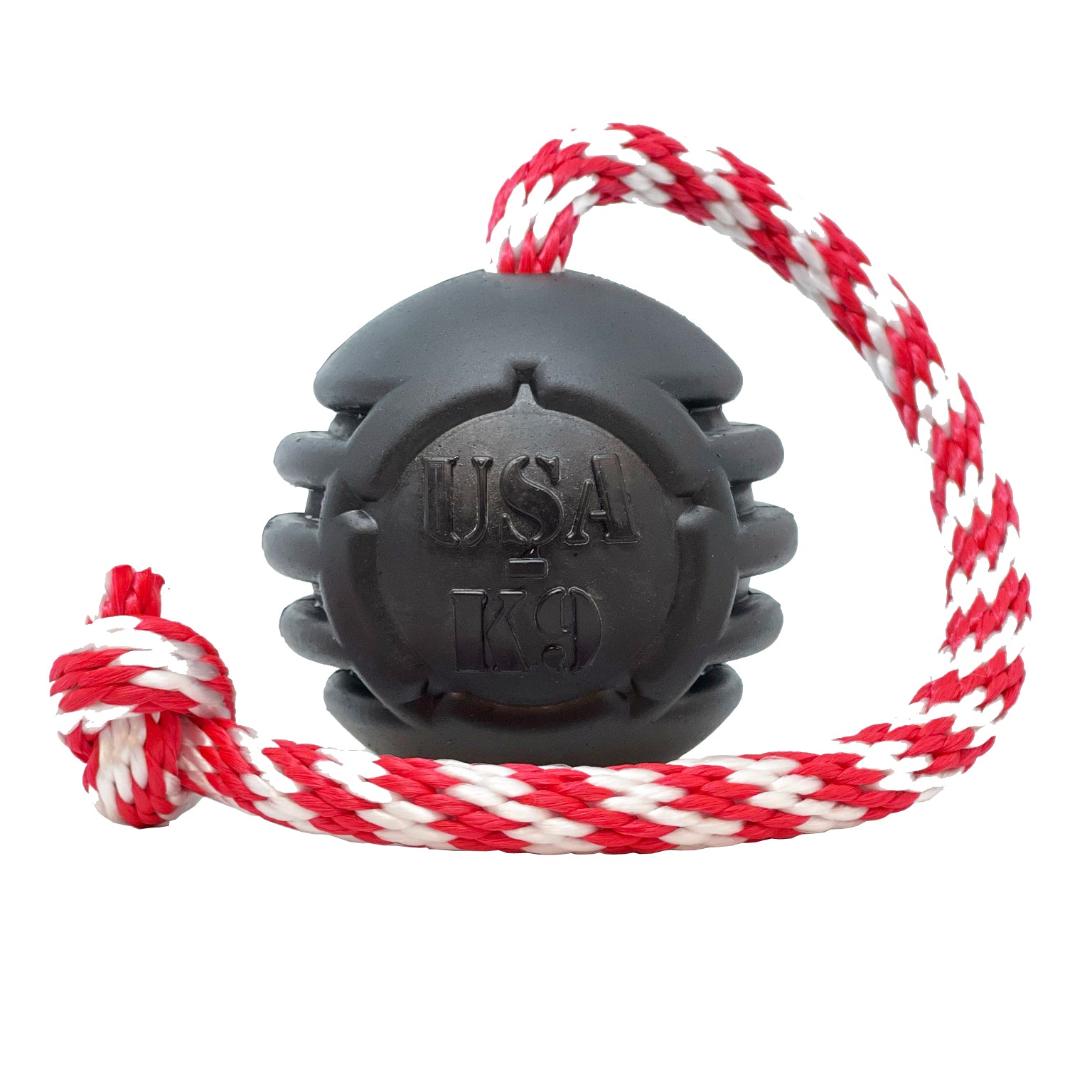USA-K9 Magnum Stars and Stripes Rubber Dog Toy | K9 Handler Reward Toy ...