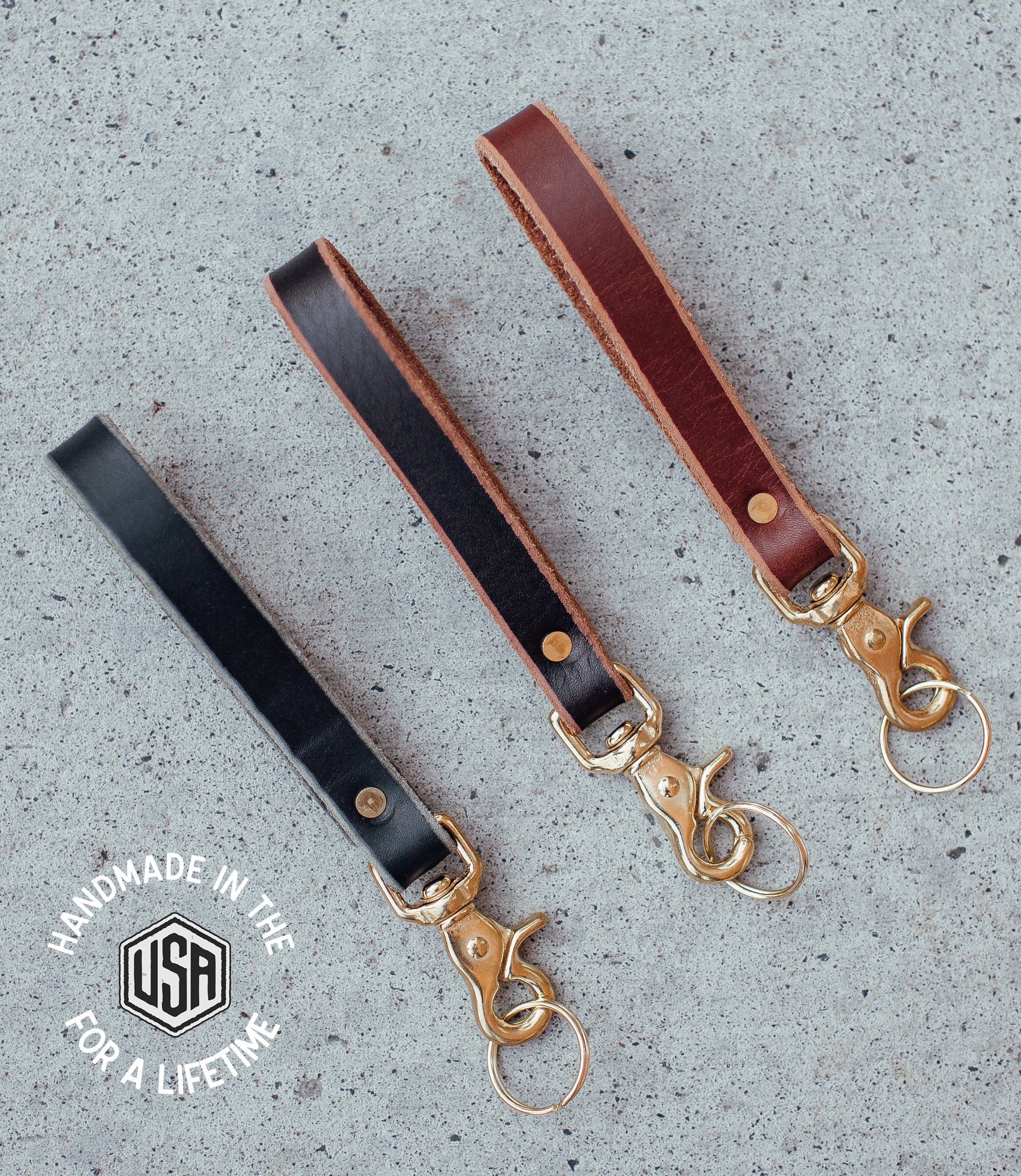 Leather Key Clip Loop - USA Made – Mammoth Nation