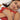 Hot Cherry Square Pillow in Plush Red Ultra-Suede
