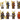 Samurai 8 Man Set - Series 2 - Mil-Blox