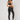 Ribbed Cross Over Waist Leggings Made in USA